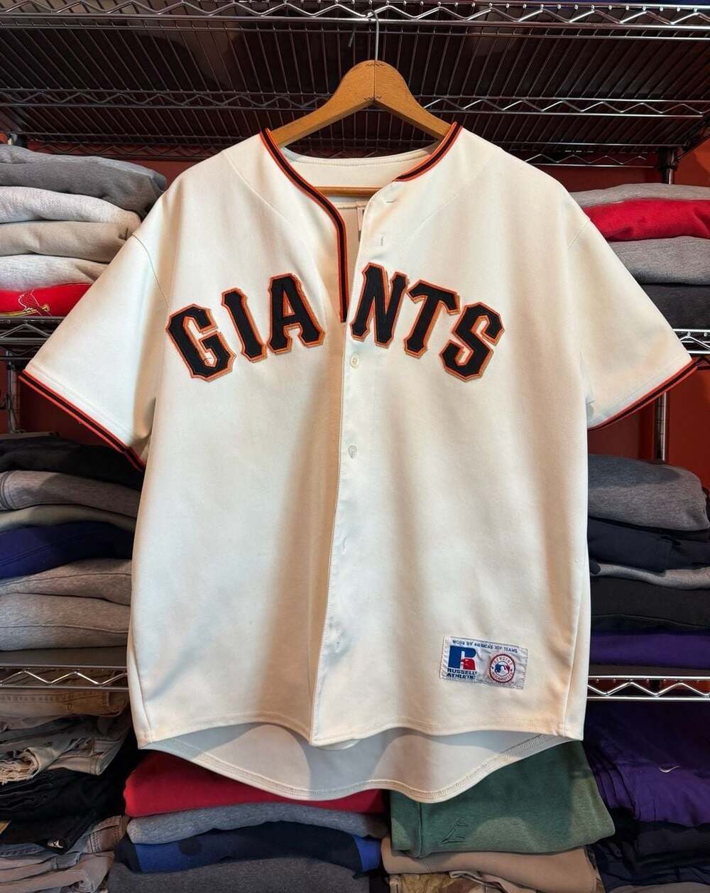 Russell Athletic San Francisco Giants Baseball Jersey Mens Medium